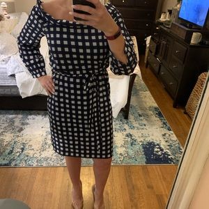 Banana Republic checkered dress
